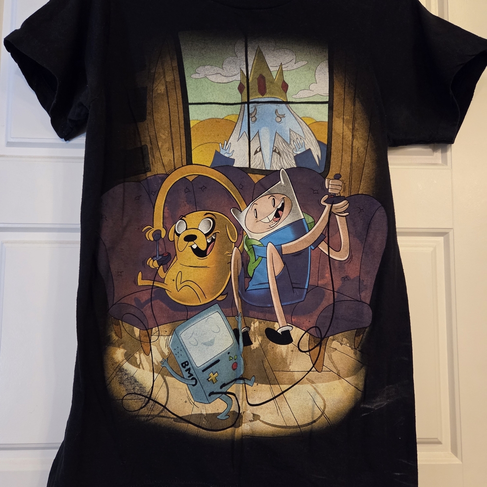 Adventure Time Black  T-Shirt